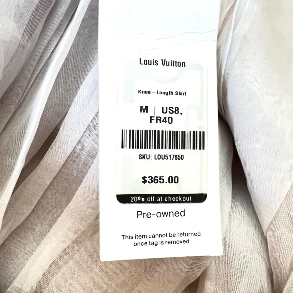 LOUIS VUITTON Mustard Shiny Cotton Blend A Line Mini Luxury Designer Skirt Sz 40